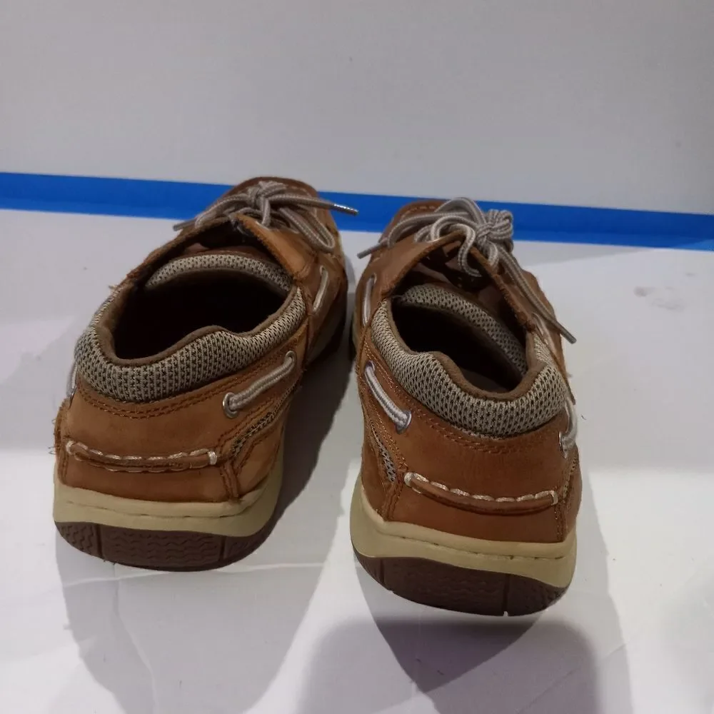 Magellan Outdoors Laguna Madre Tan Leather Boat Shoes Comfort